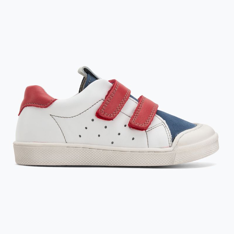 Barfuß-Kinderschuhe Froddo Rosario weiß/rot 2