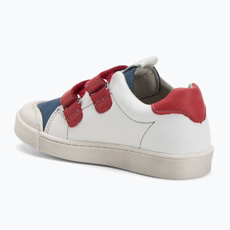 Barfuß-Kinderschuhe Froddo Rosario weiß/rot 3