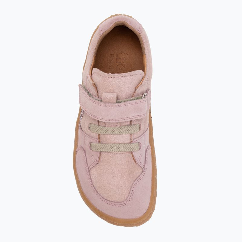 Froddo Splash rosa Glanz Barfuß Kinderschuhe 5