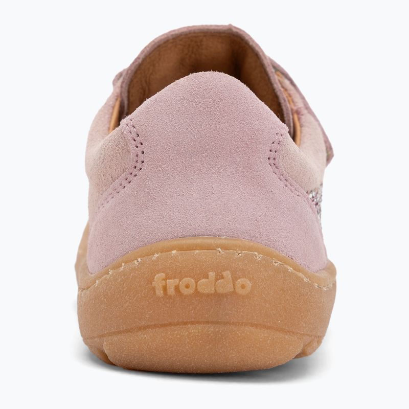 Froddo Splash rosa Glanz Barfuß Kinderschuhe 6