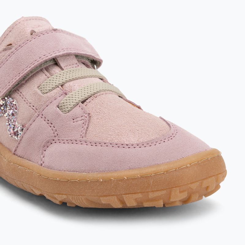 Froddo Splash rosa Glanz Barfuß Kinderschuhe 7