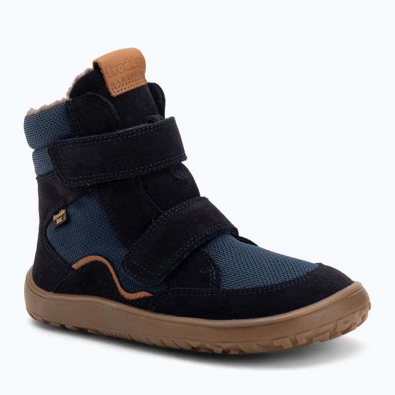 Kinder-Barefoot-Winterstiefel Froddo Tex Dunkelblau