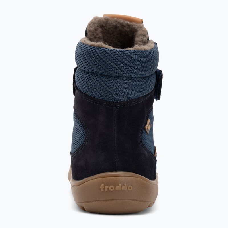 Kinder-Barefoot-Winterstiefel Froddo Tex Dunkelblau 6