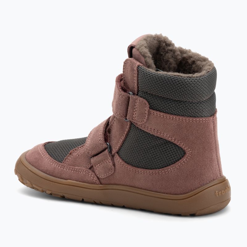 Kinder-Barefoot-Winterstiefel Froddo Tex Winter grau/rosa 3