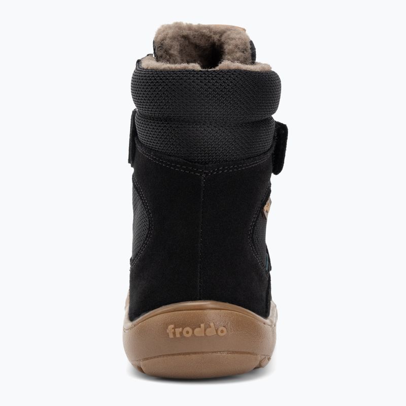 Kinder Barfuß-Winterstiefel Froddo Tex Schwarz 6