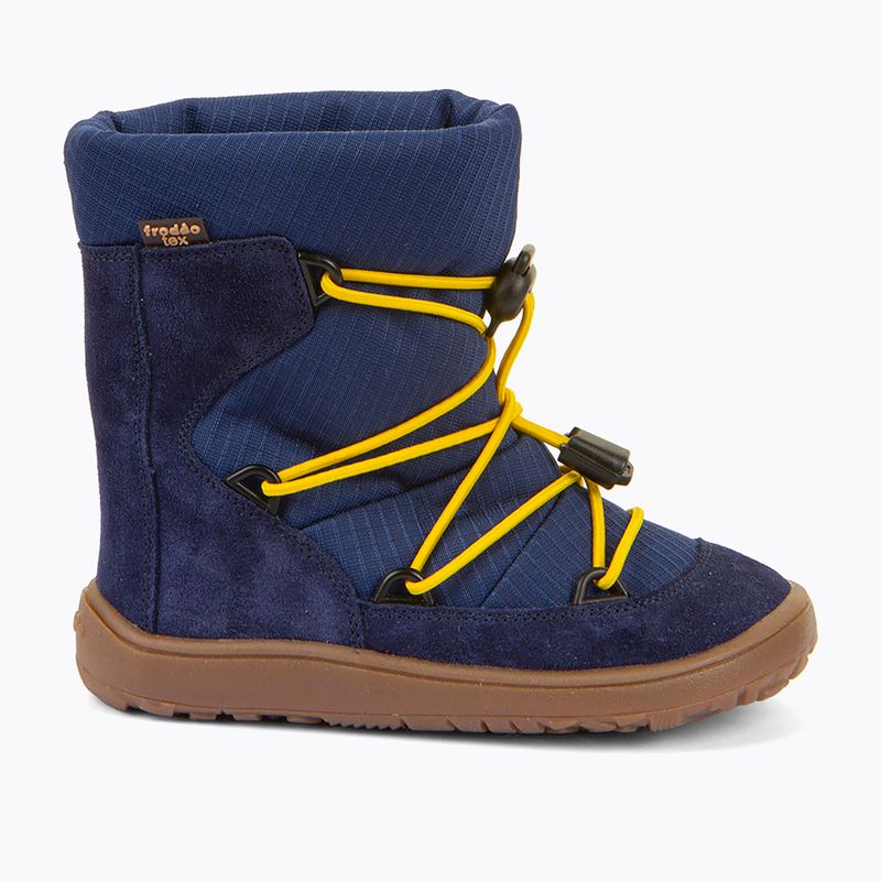 Barfuß-Schneestiefel Kinder Froddo Barefoot Tex Track Wool blue