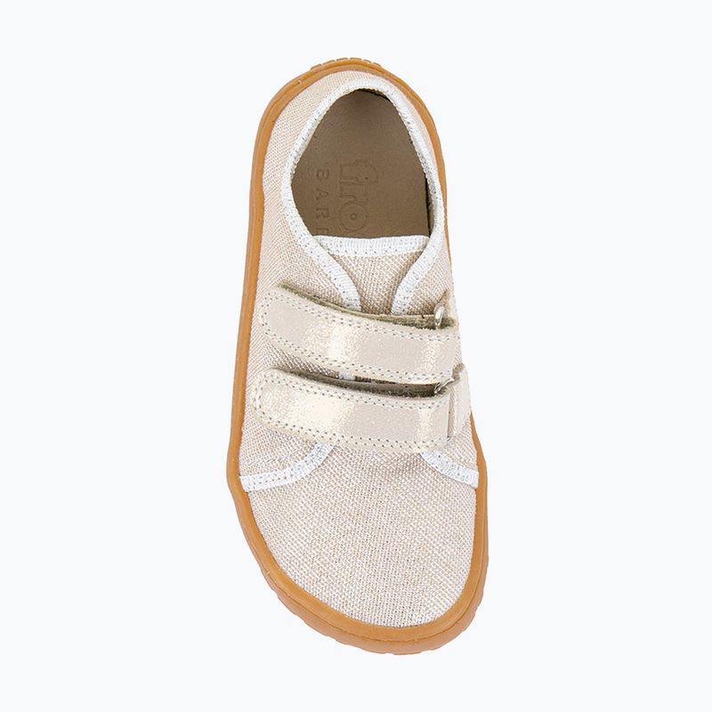 Barfußschuhe Kinder Froddo Canvas gold shine 6