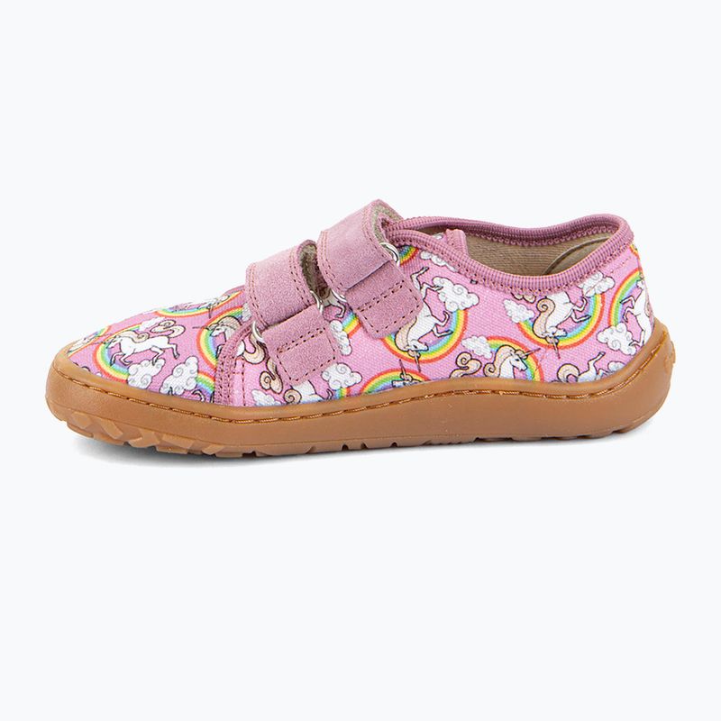 Barfußschuhe Kinder Froddo Canvas white/pink 2