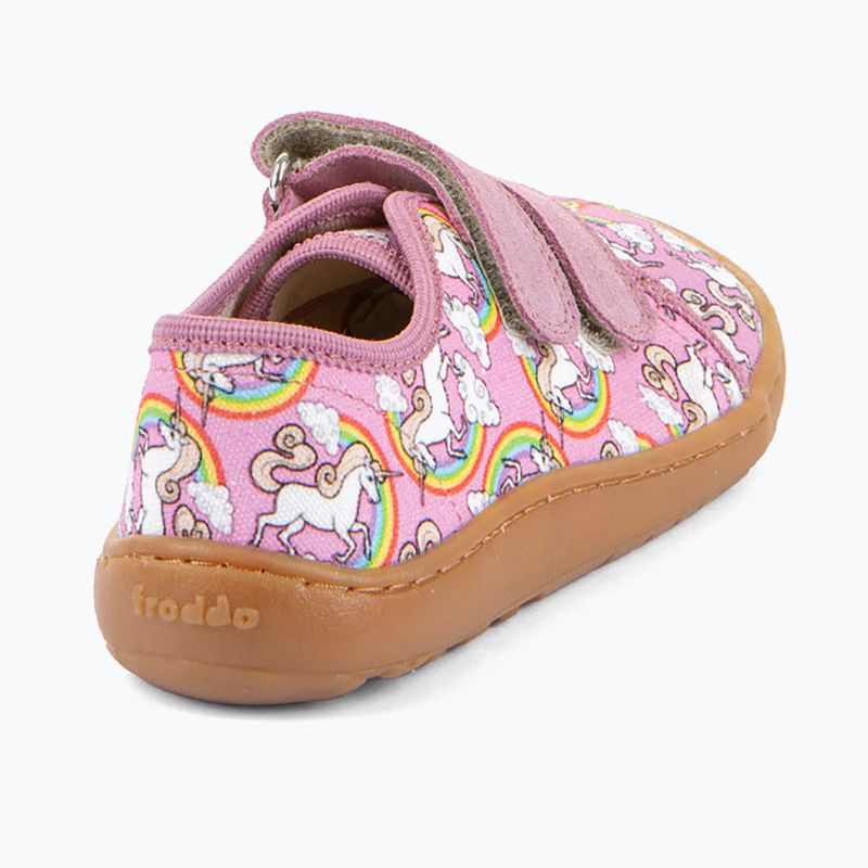 Barfußschuhe Kinder Froddo Canvas white/pink 4