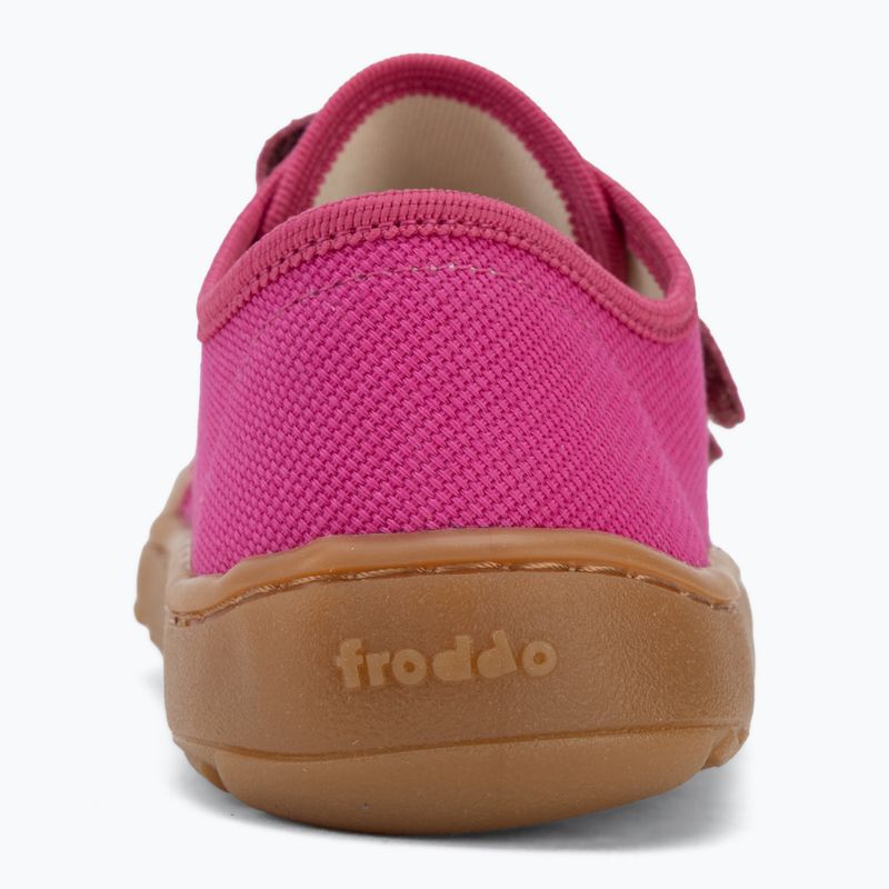 Kinder Barfußschuhe Froddo Canvas fuchsia 6