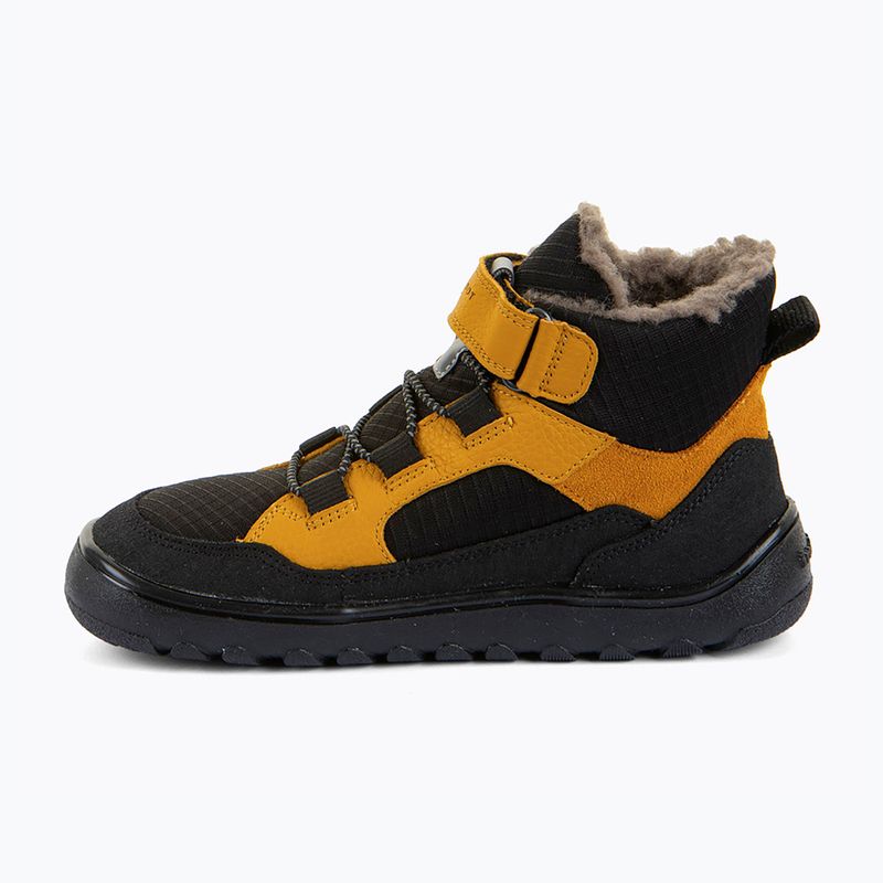 Barfuß-Schneestiefel Kinder Froddo Barefoot Up Path Tex black/yellow 3