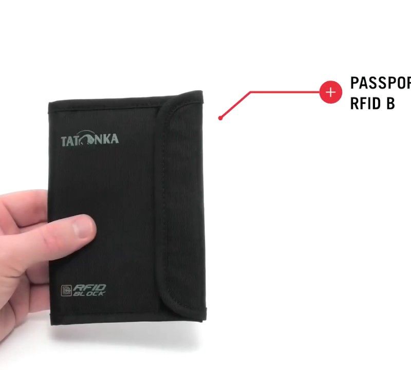Tatonka Passport Safe RFID B Brieftasche schwarz 11