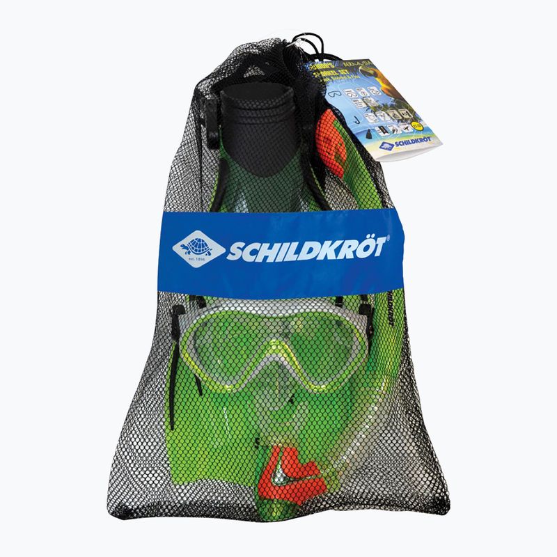 Schildkröt Bermuda grün Kinderschnorchel-Set 940001 11