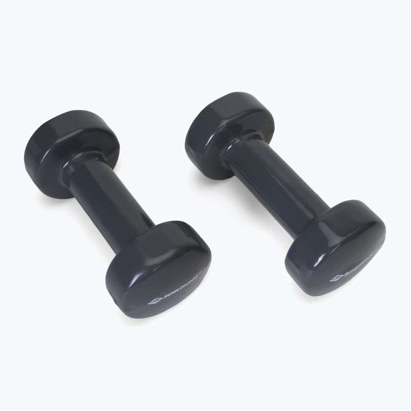 Schildkröt Set Vinyl Kurzhanteln 3kg schwarz 960007 2