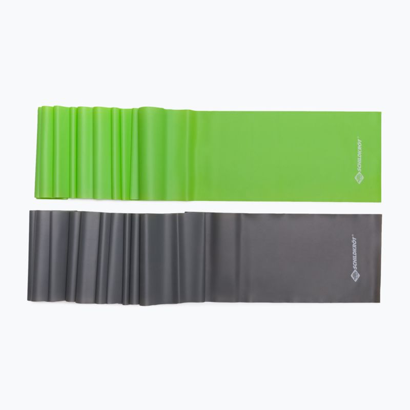 Schildkröt Exercise Rubber 2er Set Resistance Bands schwarz und grün 960120