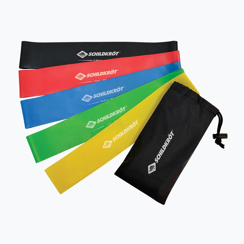 Schildkröt Übungsbänder 5er Set Mini Resistance Band 960126 2