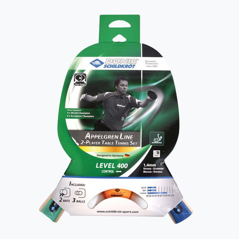 Donic-Schildkröt Appelgren 400 Tischtennis-Set