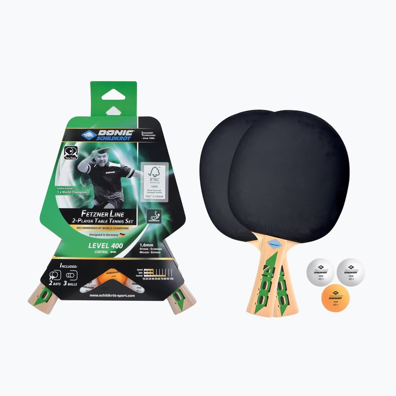 Donic-Schildkröt Fetzner Line 400 FSC Tischtennis-Set 3