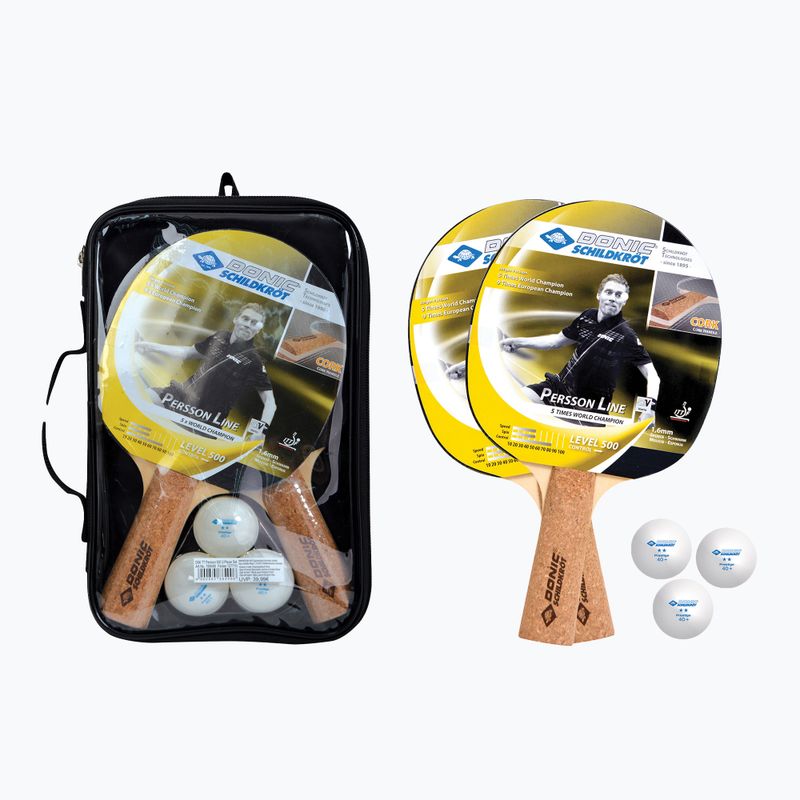 Donic-Schildkröt Persson 500 Kork Tischtennis-Set