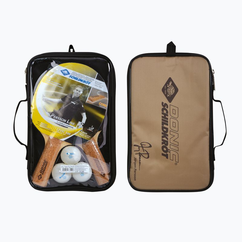 Donic-Schildkröt Persson 500 Kork Tischtennis-Set