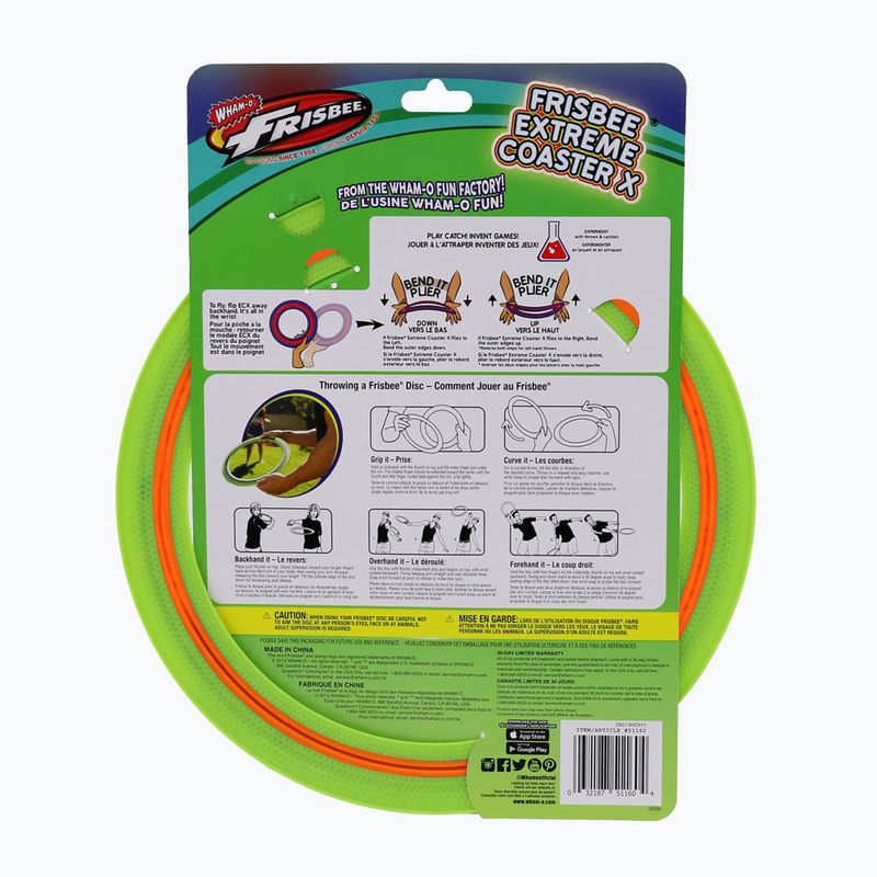 Frisbee Sunflex Extreme Coaster X grün-orange 81137 3