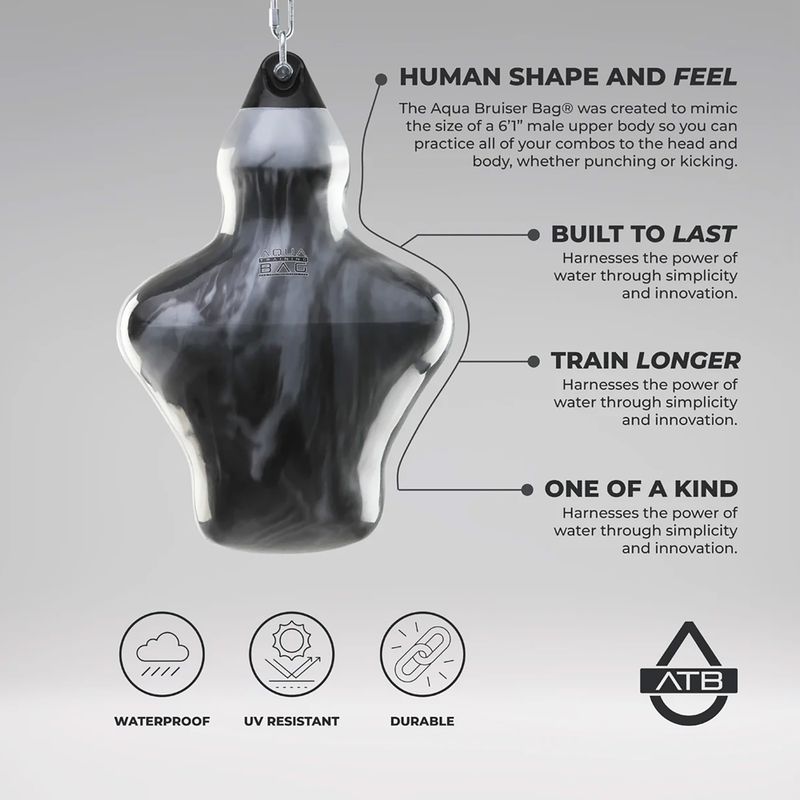 Boxsack Aqua Training Bag Bruiser 18" haymaker black 2