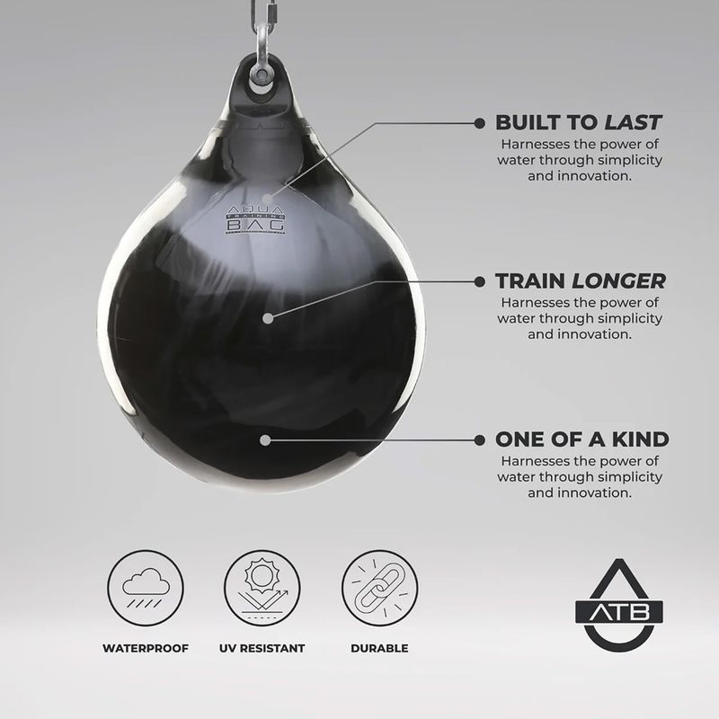 Box-Birne Aqua Training Bag Energy Punching Bag 15" black 7