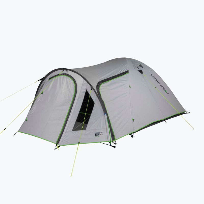 High Peak 4-Personen-Campingzelt Kira grau 10373 3