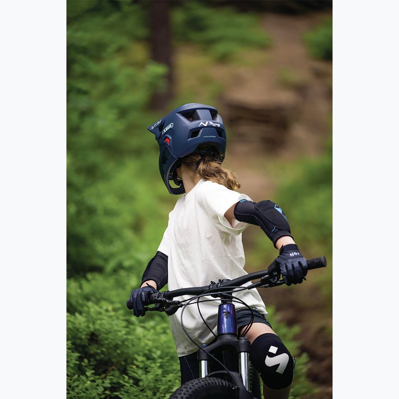 ABUS Youdrop FF Mitternachtsblau Kinderfahrradhelm 6