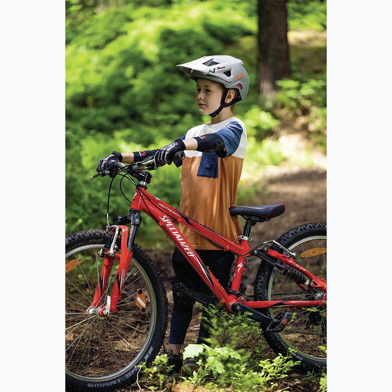 ABUS Youdrop FF kreidegrauer Kinderfahrradhelm 7