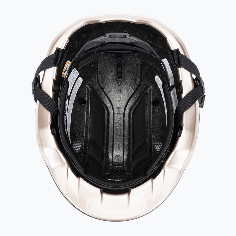 Fahrradhelm mit Blinker ABUS Hyp-E champagne gold 5