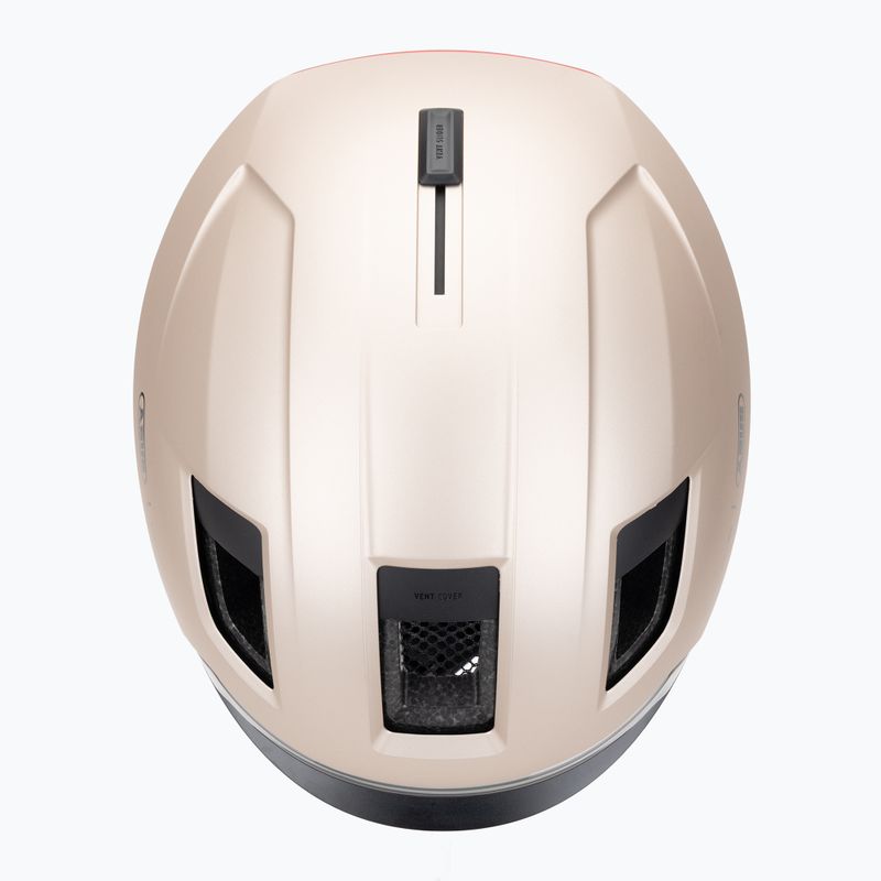 Fahrradhelm mit Blinker ABUS Hyp-E champagne gold 6