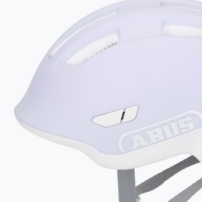 Fahrradhelm Kinder ABUS Smiley 3.0 ACE LED pure lavender 8