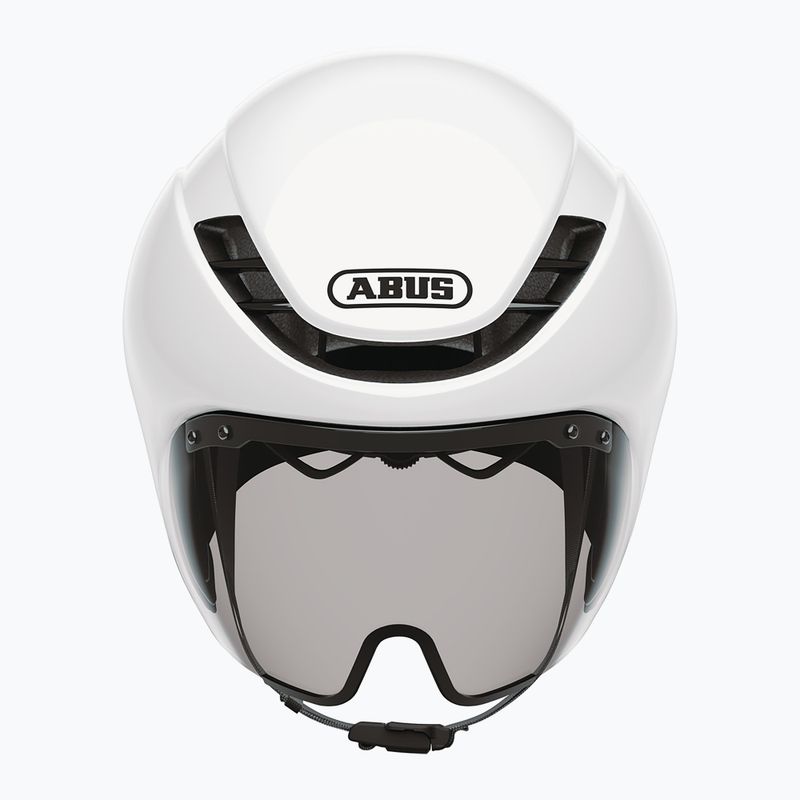 Fahrradhelm ABUS Gamechanger TT 1.1 shiny white 4