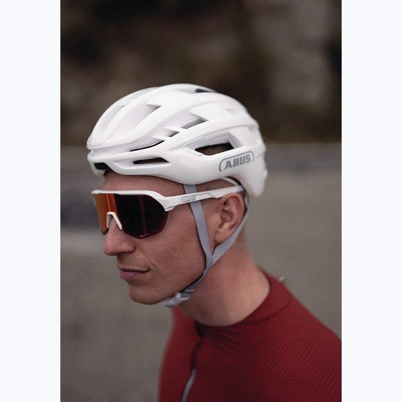 Fahrradhelm ABUS Airbreaker 2.0 pure white 8