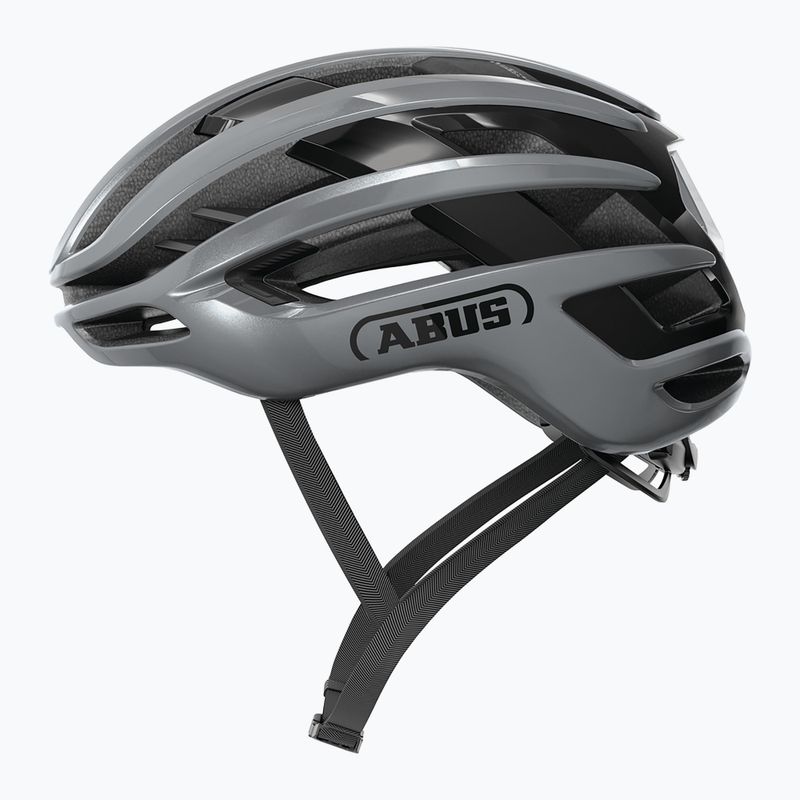 Fahrradhelm ABUS Airbreaker 2.0 graphite silver 2