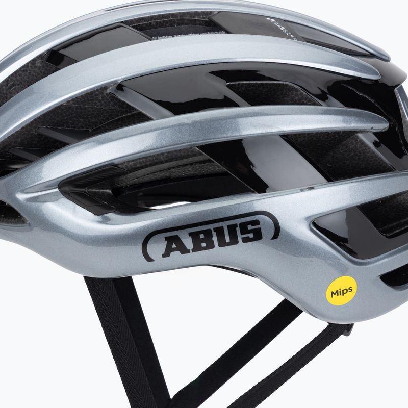 Fahrradhelm ABUS Airbreaker 2.0 Mips graphite silver 7