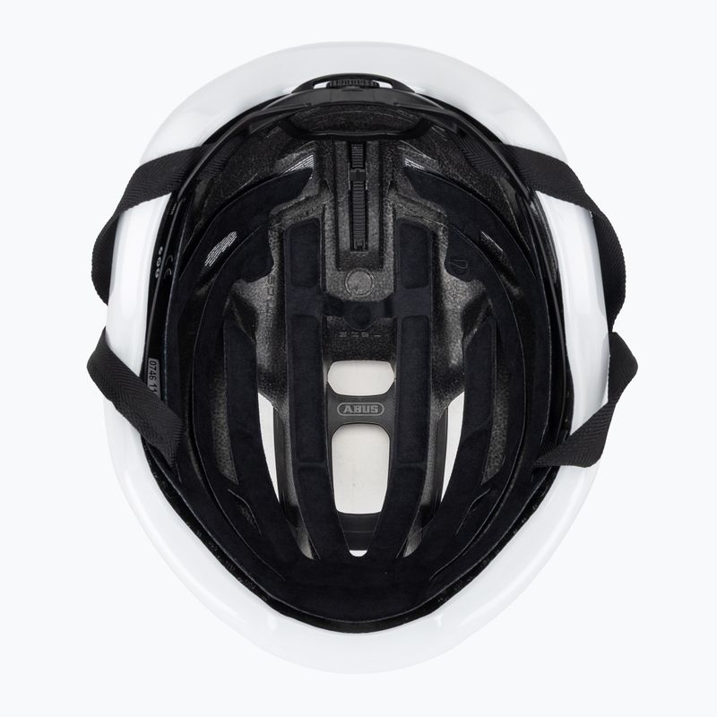 Fahrradhelm ABUS Taipan shiny white 5