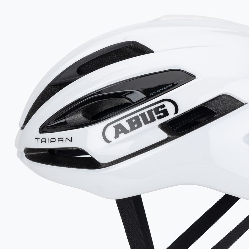 Fahrradhelm ABUS Taipan shiny white 7
