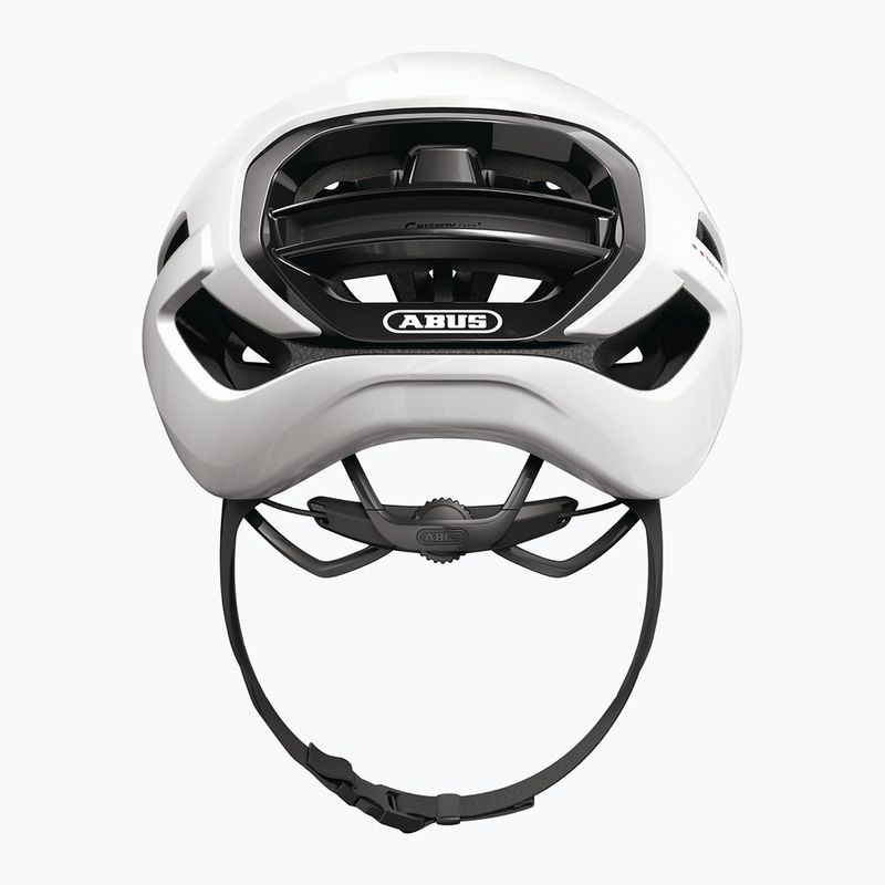 Fahrradhelm ABUS Taipan shiny white 5