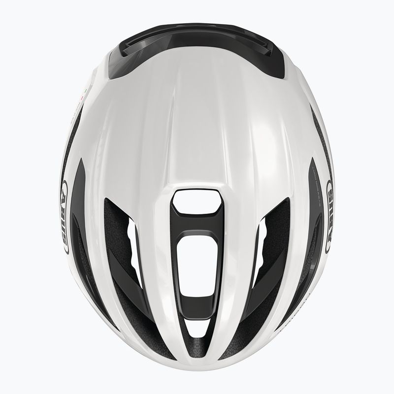 Fahrradhelm ABUS Taipan shiny white 6