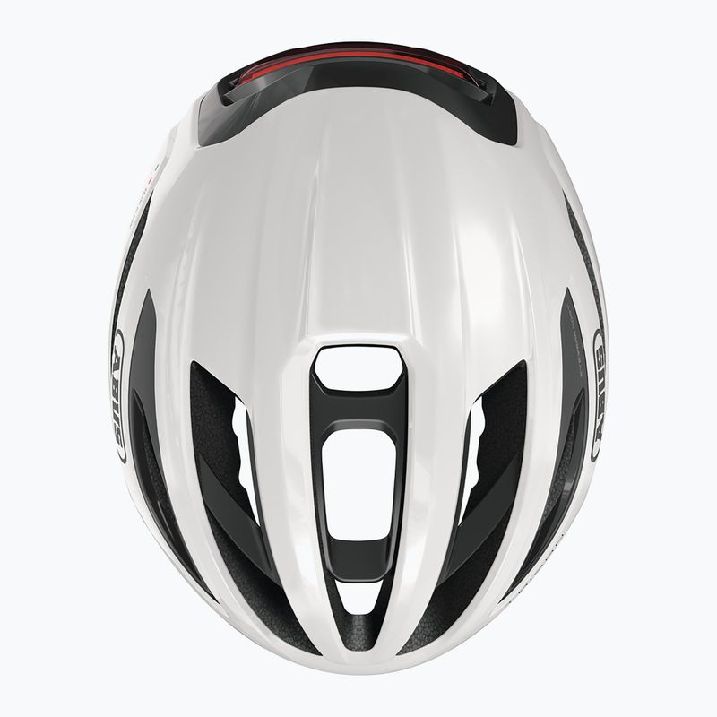 Fahrradhelm ABUS Taipan LED shiny white 6
