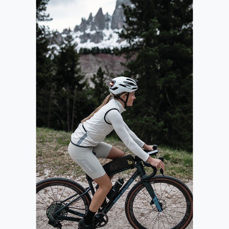 Fahrradhelm ABUS Taipan LED shiny white 7