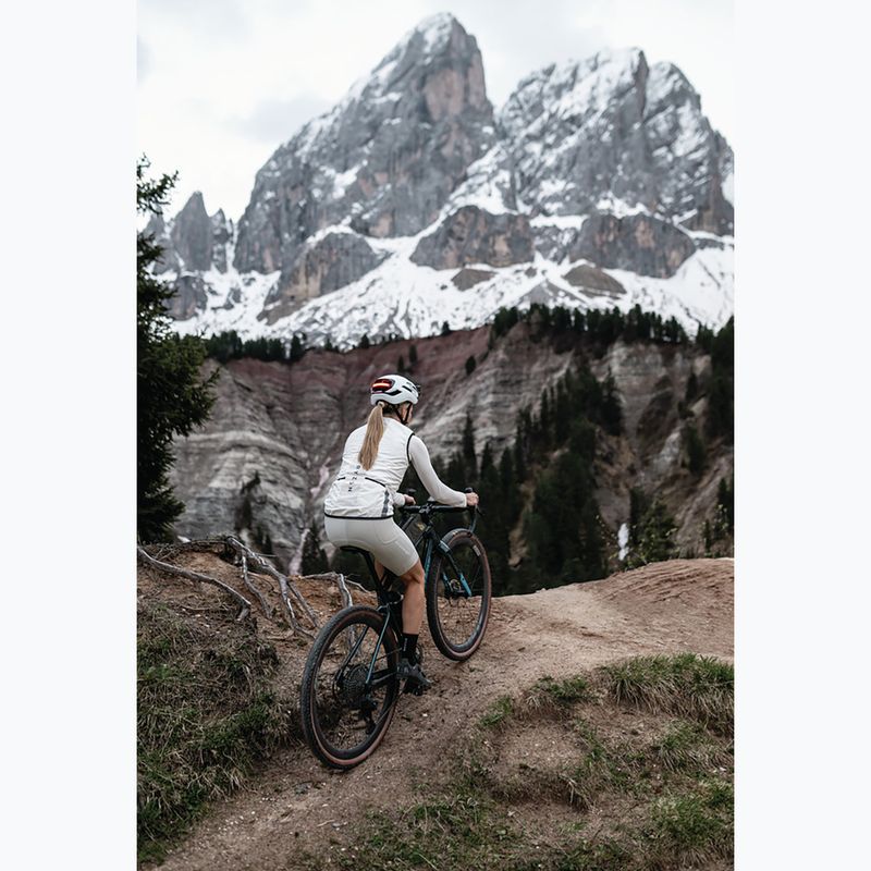 Fahrradhelm ABUS Taipan LED shiny white 8