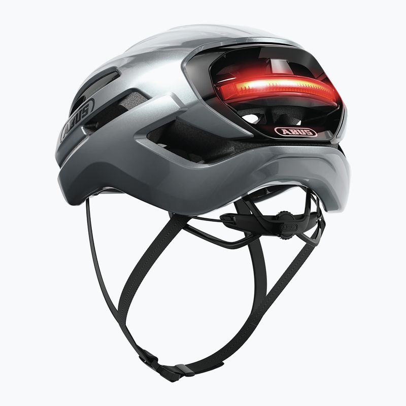 Fahrradhelm ABUS Taipan LED graphite silver 3