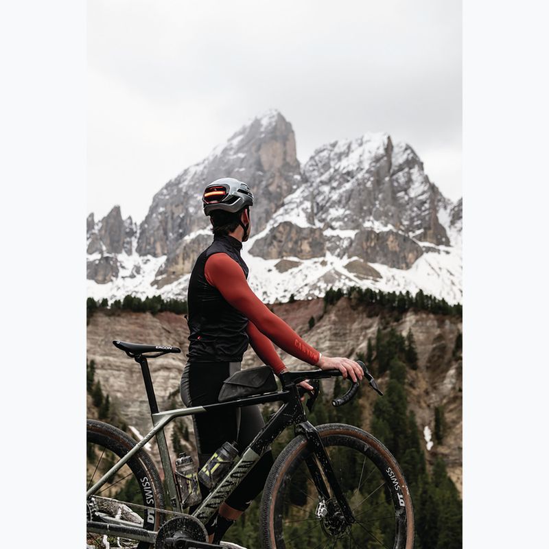 Fahrradhelm ABUS Taipan LED graphite silver 7