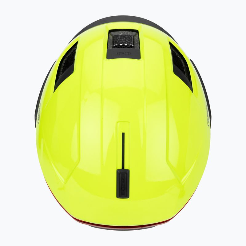 Fahrradhelm mit Blinker ABUS Hyp-e Ace signal yellow 6