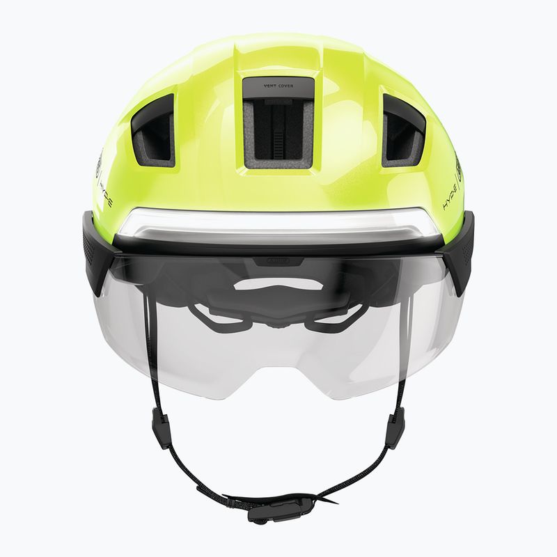 Fahrradhelm mit Blinkern ABUS Hyp-e Ace signal yellow 13