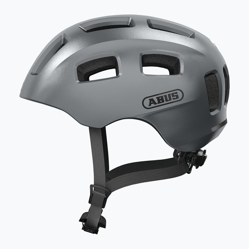 Fahrradhelm Kinder ABUS Youn-I 2.0 graphite silver 2