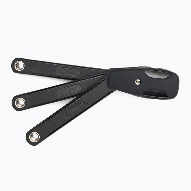 Klappbares Fahrradschloss mit Alarm ABUS Bordo Alarm 6000KA/90 SH schwarz 61500 3